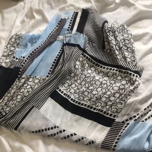 Calvin Klein Blue Scarf